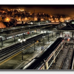 Alan Gray - Stirling Train Station at night