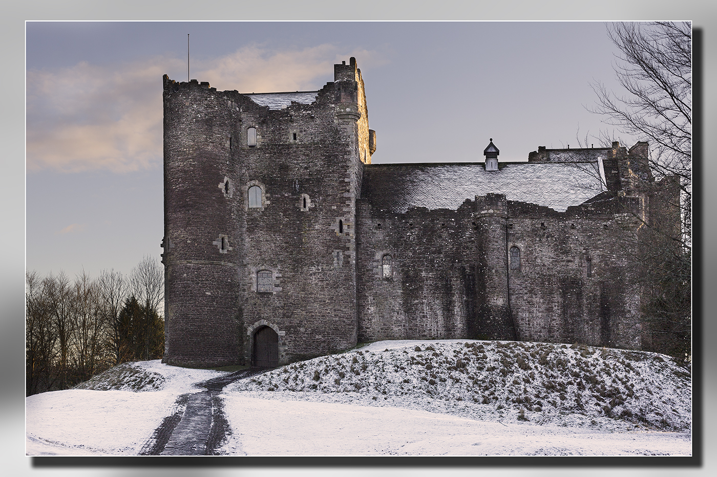Bill McKenzie - Doune Castle in Snow