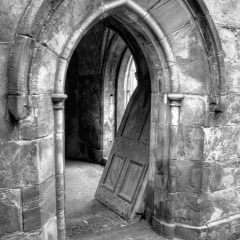 Culross Abbey Door